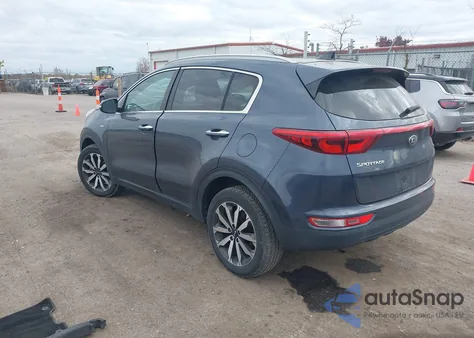 2017 Kia Sportage Ex z USA, uszkodzony, nr VIN KNDPNCAC9H7150637